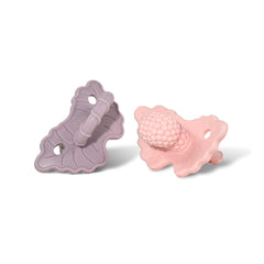 RaZbaby Razberry teether BerryBumps texture for gentle gum relief.
