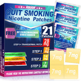 RBUGR nicotine patches Step 1+ 28mg pack front—discreet daily wear for cravings control.