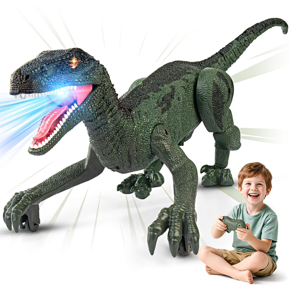 Rcfunkid dinosaur toy walking motion for imaginative play indoors