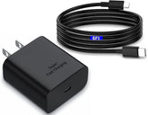 RDOISNTLY 45W USB-C charger front view enabling fast charging for Galaxy devices