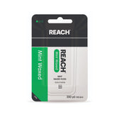 Reach Mint Waxed Dental Floss bottle with 200 yards for thorough plaque removal.