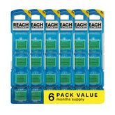 REACH Ultraclean mint refill head close-up for easy hard-to-reach areas