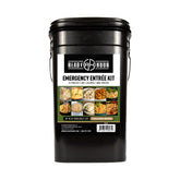 Ready Hour entree bucket open lid, durable packaging for quick grab-and-go emergency meals.