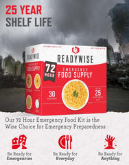 ReadyWise Cheesy Macaroni meal rehydrated for a savory, protein-packed option.