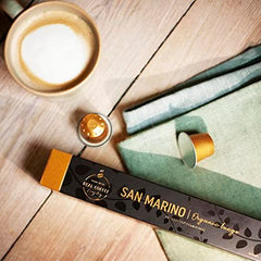 Real Coffee Great Taste Espresso Verona pod crema detail for authentic crema.