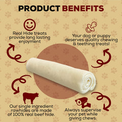Real Hide grass-fed beef hide slice emphasizes high-quality single-ingredient chew