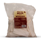 Real Hide premium rawhide chips for dogs, long-lasting chew for aggressive chewers.