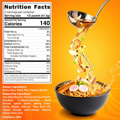 Real Naturals BAMI chicken-flavor ramen broth, low-sodium and savory.