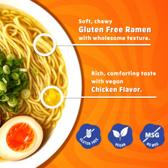 Real Naturals BAMI vegan ramen noodles, ready in minutes for busy days.