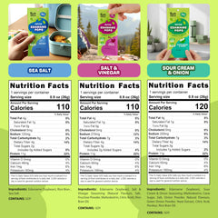 Real Naturals edamame sour cream pack offering tangy flavor and plant protein
