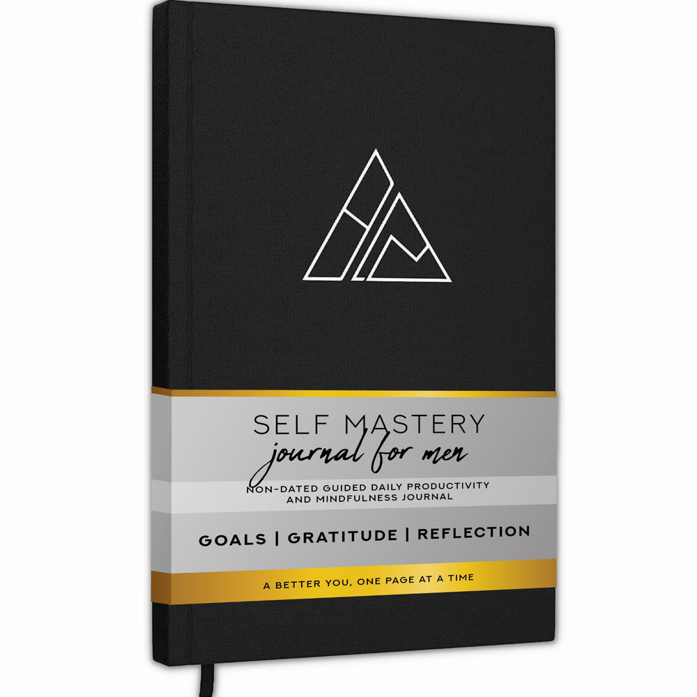 Realizations Self-Mastery Journal cover with linen hardcover supports long-term daily use.