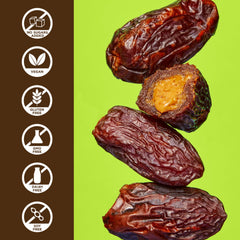 Realsy farm-to-table Medjool dates harvested from family farm.