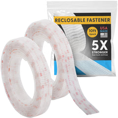 REBUILD SKILLS Industrial Strength adhesive tape 10ft 2-pack on wall for secure mounting