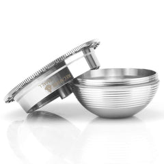 RECAFIMIL stainless steel capsule ready for a precise 70ml brew.