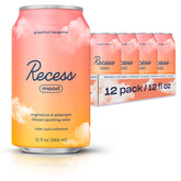 Recess Mood bottle front showing grapefruit-tangerine flavor for calm moments