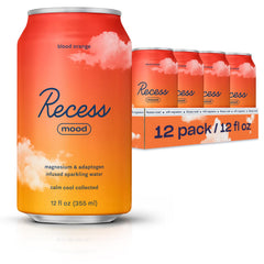 Recess Mood bottle pour with blood orange aroma promotes calm after a long day.