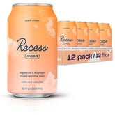 Recess Mood peach-ginger can promotes a calming evening ritual.