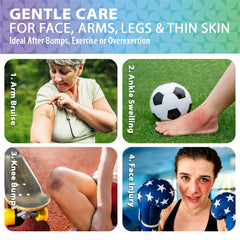 Recuren Plus Arnica Cream label close-up emphasizes seven percent Arnica Montana