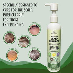 Recuren Plus shampoo foamy lather shows deep cleansing for buildup