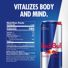 Red Bull energy can featuring taurine for enhanced performance during workouts and gaming.