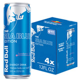 Red Bull Sea Blue Edition can iced, ready for a quick energy boost