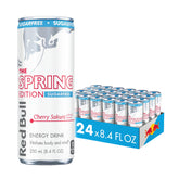Red Bull Spring Edition Sugarfree Cherry Sakura can for a quick energy boost during workouts