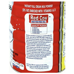 Red Cow milk powder Netherlands-origin packaging signals quality