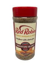 Red Robin Signature Seasoning bottle ready to elevate burgers and meats.