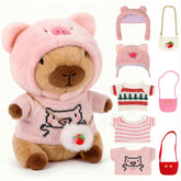 Redaica Capybara Plush with dress-up set for imaginative play