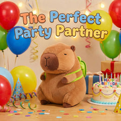 Redaica capybara plush in soft fabric for cuddles.