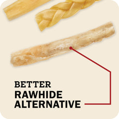 Redbarn all-natural collagen sticks packaging highlights simple, grain-free ingredients.