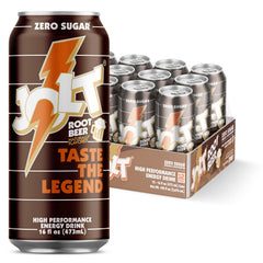 REDCON1 JOLT Root Beer can for bold energy on the go