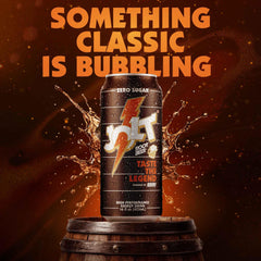 REDCON1 JOLT Root Beer glass with ice showing refreshing energy
