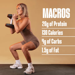REDCON1 MRE LITE label highlights transparent macros and lactose-free formulation.