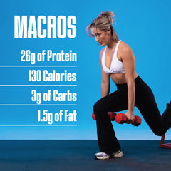 Redcon1 MRE LITE transparent labeling with clear nutrition panel for informed choices.