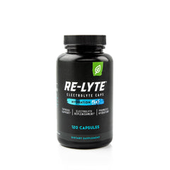 REDMOND Re-Lyte Hydration Plus capsules on the front label highlighting clean ingredients and electrolyte support