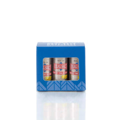Redmond Real Sea Salt pocket shaker for on-the-go seasoning.