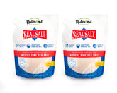 REDMOND Real Sea Salt pouch 2-pack highlights convenient gluten-free seasoning for everyday cooking.