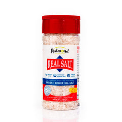 Redmond Real Sea Salt pour enhances natural flavor with a subtle sweetness.