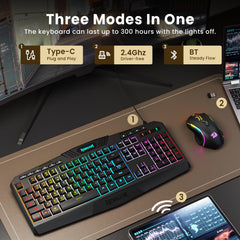 Redragon S101M-KS 4800 DPI mouse for precise on-the-fly control.