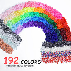 Redtwo 192 color polymer beads for diverse jewelry projects