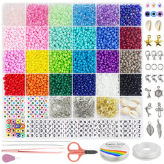 Redtwo 4mm glass seed beads collection for vibrant jewelry projects