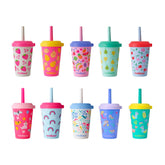 REDUCE GoGo kids tumbler with spill-proof straw, mess-free sipping for playdates.