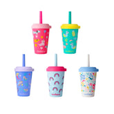 REDUCE GoGo's spill-proof straw tumbler helps keep drinks contained during play.