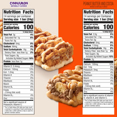 Reese's Puffs Cinnamon Toast Crunch treat bar closeup highlighting crunch and drizzle