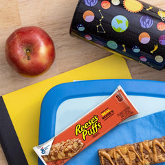 REESE'S Puffs Treat Bars offer real peanut butter for rich taste.