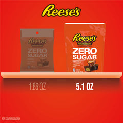 REESE'S Zero Sugar Miniatures individually wrapped for on-the-go snacking