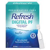 Refresh Digital PF packaging showing preservative-free eye care for on-the-go use.