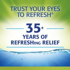 Refresh Relieva used with contacts in place for comfortable wear