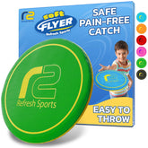 Refresh Sports soft flying disc on the beach for all ages, easy catching.